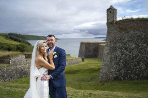 Mary O'Sullivan and Paul Lingwood got married at the Trident Hotel in Kinsale